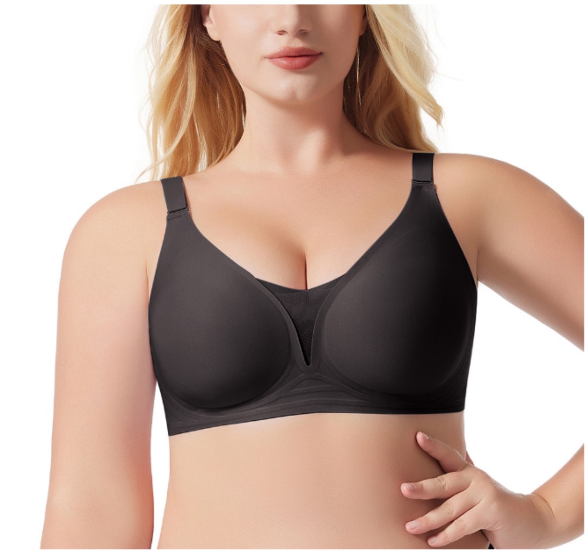 Lace Style Wire Free Active Bra Plus Size Lingerie Fat Womens Sleepwear Bra